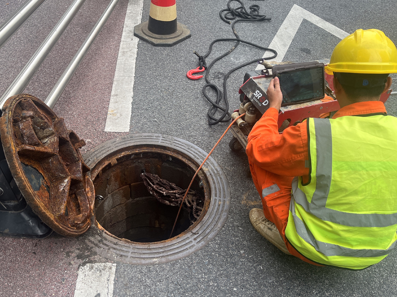 虎踞关市政管道内窥检测