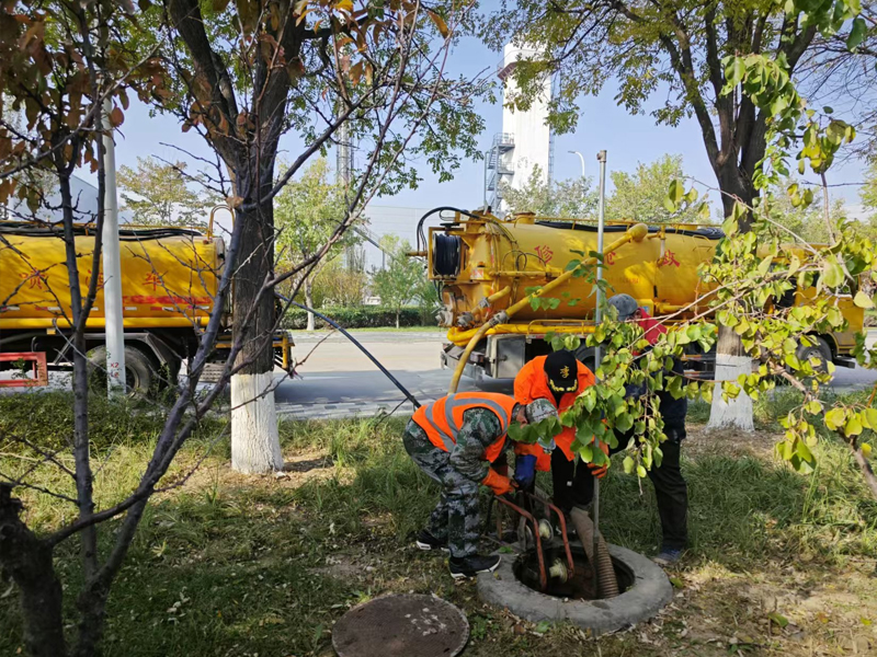 虎踞关厂区管道清洗